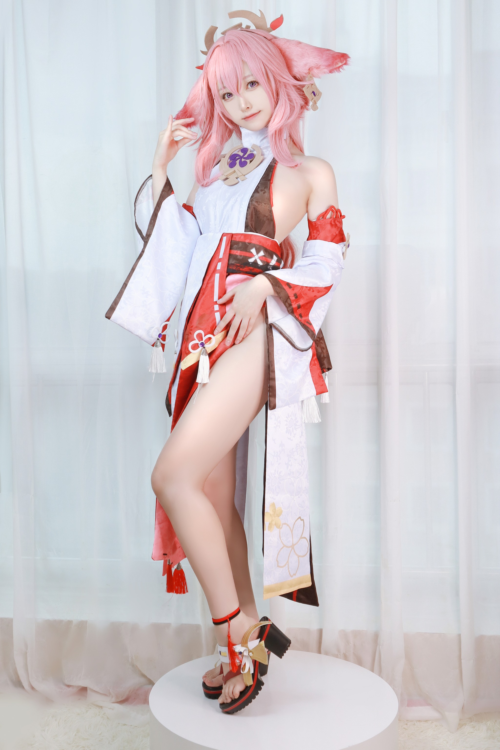 图片[1]-朝霧愛 – NO.007 原神 Yae Miko 八重神子[35P]-XikXak